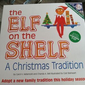 "ELF ON THE SHELF" Book And Two Elfs. NEW